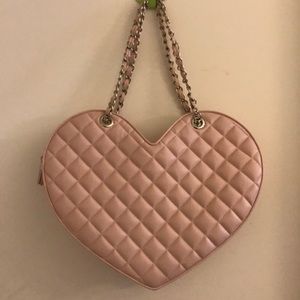 Bebe quilted heart bag